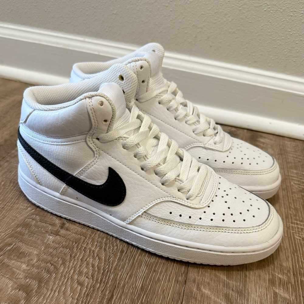 Nike Court vision mid top sneakers